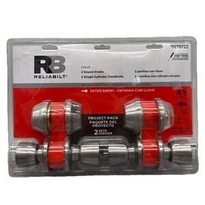 Reliabilt Gallo 2 Keyed Knob And Deadbolt Set BRAND NEW!!!